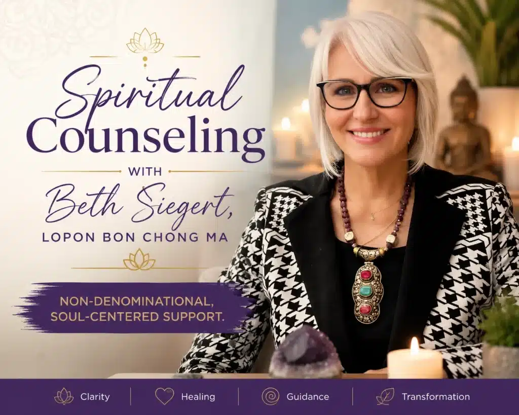 Spiritual Counseling with Beth in person on online